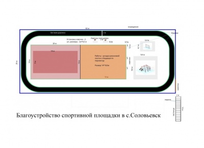 Благоустройство спортивной площадки в с. Соловьевск Благоустройство спортивной площадки в с. Соловьевск