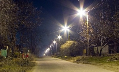 Уличное освещение села Бичура 